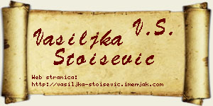 Vasiljka Stoišević vizit kartica